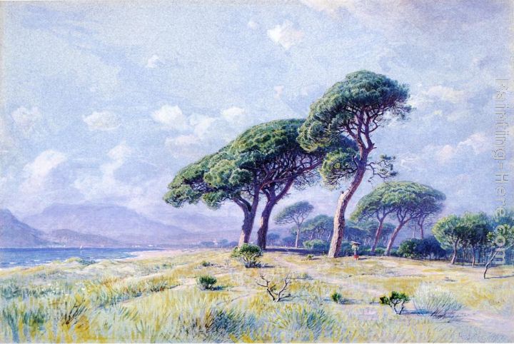 Cannes painting - William Stanley Haseltine Cannes art painting